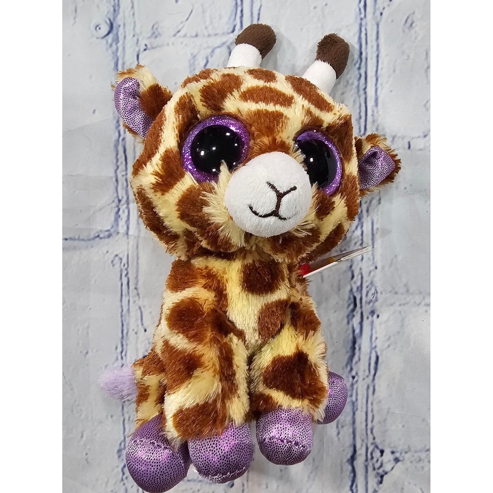 LOT OF 3 Ty Beanie Boos Safari Giraffe Ramsey Lion Zuri Monkey 6" Plush - Picture 8 of 13
